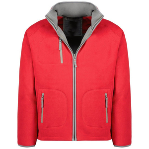 Veste polaire légère pour hommes-Travail en plein air et utilisation décontractée Logo avant personnalisable thermique doux imperméable et coupe-vent - Product Image 1