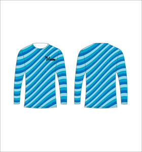 เสื้อยืดแขนยาวแบบซับลิเมชั่นลายวงก้นหอยสีส้ม คอกลม สำหรับเล่นกีฬา เสื้อผ้าสไตล์เฟอร์รูเชียส ขายส่งจำนวนมาก - Product Image 6