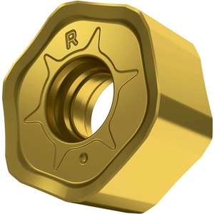 ISO HNGX 0604ANSN-RM8340 D.3.7mm PVD Coated Gold Milling Insert Product Category Cutter Size PU 10 - Product Image 1