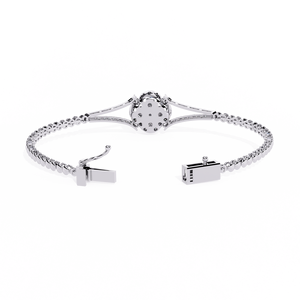Fabulous 18k <b>Gold</b> Lab Grown Diamond Bracelet Elegant Diamond <b>Bangles</b> - Product Image 5