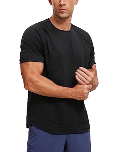 Sublimation personnalisée T-shirt coupe ajustée sport séchage rapide respirant sous-vêtements 100% polyester T-shirt de fitness pour hommes - Product Image 1