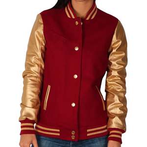 Sublimación personalizada o bordado Varsity Letterman chaquetas de béisbol Jersey de béisbol de invierno para adultos - Product Image 1