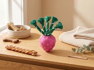 Jouet à mâcher pour chien Ledu Toys Strawberry Squeak – Jouet résistant en caoutchouc - Product Image 2