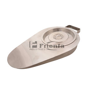 Suministro directo de fábrica hecho a medida Hospital Holloware Bedpans Calidad alemana Bedpans de acero inoxidable - Product Image 3