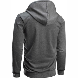 Conjunto de sudadera con capucha y cremallera de punto de invierno para hombre personalizado de alta calidad con estampado y bordado de logotipo personalizado unisex - Product Image 6