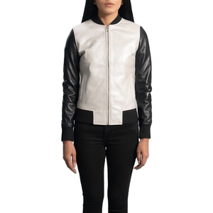 เสื้อแจ็กเก็ตหนังแขนยาวมีซิปสำหรับผู้หญิงเสื้อผ้าแนวสตรีทเสื้อผ้าอินเทรนด์เสื้อผ้า2026 - Product Image 1