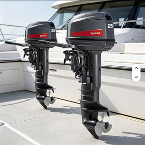 Moteur hors-bord essence 25 CV populaire à démarrage manuel 2 temps pour usage maritime - Product Image 3