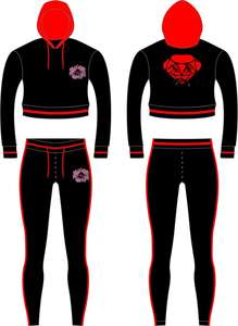 Chándal de mujer de algodón informal personalizado al por mayor, chándal de mujer con estampado liso - Product Image 4