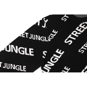 Suéter de Punto Casual para Hombre, 100% Algodón, Logotipo Personalizado en la Parte Delantera, Fabricante OEM, Cuello Redondo, Manga Larga, Invierno - Product Image 4