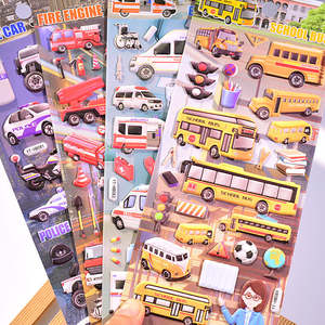 Pegatinas 3D de Transporte con Diseño Animado para Regalos Promocionales - Product Image 3