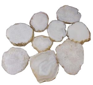 Fournisseur en gros de pierres roulées en agate mousse, cristal de guérison naturel, lot de 3, décoration de bureau écologique, artisanat en magnésie - Product Image 4