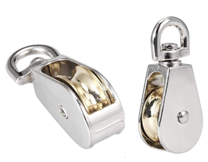 亜鉛合金旋回フックシングルプーリーブロック吊りワイヤーローププーリー - Product Image 3