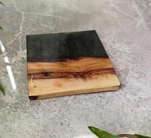 Posavasos de resina y madera epoxi personalizados más vendidos hechos a medida Posavasos modernos de madera de resina para una decoración elegante del hogar al precio más bajo - Product Image 5