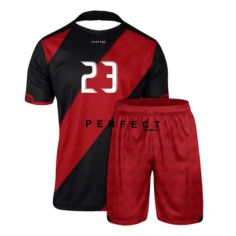 Vêtements d'équipe de Football professionnel à séchage rapide par Sublimation/uniforme de Football, ensemble de maillot de Football bon marché pour hommes avec logo personnalisé, 2023