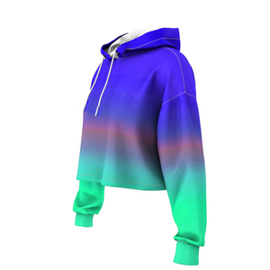 Dikson Deportes al por mayor 2025 de alta calidad de algodón personalizado impreso Logo Sudadera con capucha gota hombro estilo recortado sudaderas con capucha para Unisex - Product Image 1