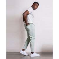 Jeans Imperio Shop para Hombre, Corte Recto, Casual, Transpirables, Lavado Claro, Cintura Media, Verde Agua, Nailon/Algodón, Talla 39, Cómodos