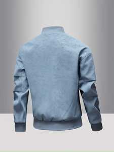 New High Quality <b>Sheep</b> <b>Skin</b> <b>Jacket</b> Men 2026 Fashion Stand Collar Front Logo Customizable Color Winter Windproof Waterproof All - Product Image 4