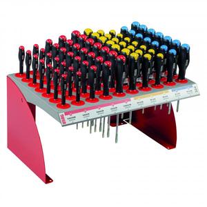 Juego de Destornilladores Usag Serie 324 para Banco de Trabajo, 100 Piezas con Estante y Gabinetes para Herramientas - Product Image 1