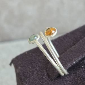 Bijoux de mariage ethniques réglables en argent 925 fabriqués à la main avec bague de mode à la mode en pierres précieuses pour les femmes fiançailles d'anniversaire - Product Image 6