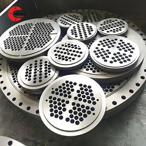 Дуплексный фланец из нержавеющей стали с 2205/2507 трубкой, кованый, стандарт ASME B16.5, для промышленных кожухотрубных теплообменников - Product Image 1