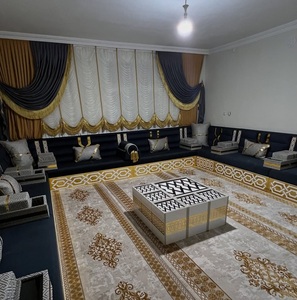 Conjunto de Sala de Estar Tradicional Árabe Majlis |   Tela Plegable Extensible Modular Estilo Antiguo |   Personalizable |   Envío Gratuito a Todo el Mundo - Product Image 2