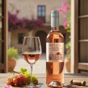 Feliza, hoa hồng khô, garnacha và tempranillo, rượu vol 11%, cấp Nhập Cảnh, 0,75lt, từ castilla La Mancha. - Product Image 2