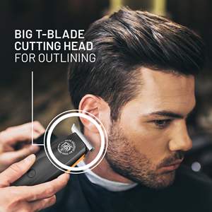 Cuchilla en T Absolute Action para Recortadora de Barba, Recortadora de Pelo Eléctrica Inalámbrica con Cuchilla de Acero Inoxidable para Barba - Product Image 3