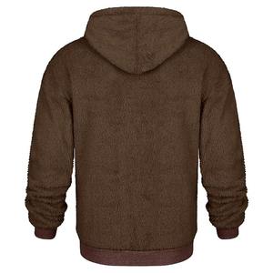Sudadera con capucha de lana Sherpa de alta calidad para ropa de calle/último diseño invierno grueso cálido hombres pulóver moda invierno hombres sudaderas con capucha - Product Image 4