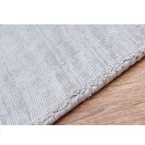 Handmade Wool Jute Modern Border Design Area <b>Rug</b> Beige Luxury Soft Shine High Pile PET Friendly Living Room <b>Bedroom</b> Custom - Product Image 4