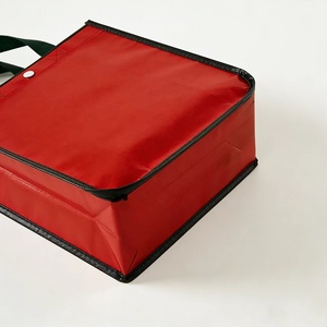 Sacs fourre-tout promotionnels personnalisés style Lulu, imprimés, en polypropylène laminé, rouges, non tissés, en vrac, sacs de courses écologiques avec logo pour l'emballage - Product Image 5