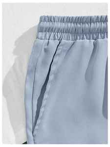 Ensemble 2 pièces personnalisé pour homme, style décontracté, respirant, 100 % coton tricoté, t-shirt et short de style urbain, survêtement court - Product Image 5