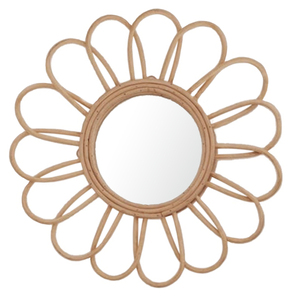 Meilleure collection de miroirs en rotin et bambou, cadre lumineux, miroir de salon, meubles de chambre durables tissés à la main - Product Image 2