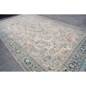 Alfombra Turca de 10x16.7 pies, Alfombra Azul del Suroeste, de Lana - Product Image 2