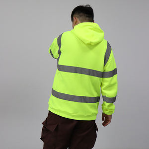 Ropa DE SEGURIDAD Chaquetas de seguridad de alta visibilidad Jersey con capucha Ropa DE TRABAJO reflectante Sudaderas con capucha y sudaderas para hombres - Product Image 6