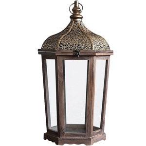 Linterna de Metal decorativa de estilo marroquí de diseño elegante para decoración del hogar, perfecta para decoración del hogar, fiestas y eventos, Mesa - Product Image 1