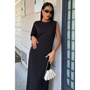 Vestido Largo de Una Manga Aethra 2693-8 con Cintura Natural y Característica Lavable - Product Image 4