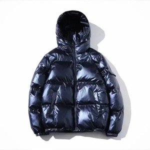Winter Parka Men Thick Hooded Thicken Warm Coat Men's Casual Solid Color Fashion <b>Jackets</b> Women Windproof <b>Jacket</b> - Product Image 3