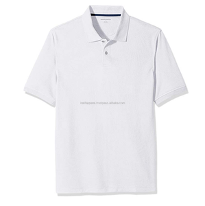 Chemises pour hommes avec logo personnalisé 100% coton - 220 grammes Tissu tricoté uni Coupe classique Anti-boulochage - Product Image 6