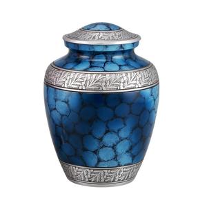 High Quality Aluminium Adult Cremation Urns With Engraving Pewter And Black Finished Metal <b>Funeral</b> <b>Supplies</b> For Human Ashes - Product Image 5