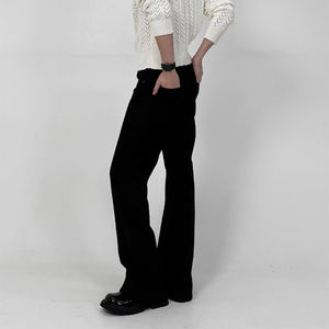 Nouveautés Jeans pour hommes en denim droit délavé léger extensible respirant décontracté déchiré de haute qualité OEM personnalisable - Product Image 4