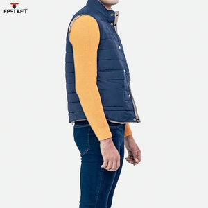 Nouveauté, design tendance, logo personnalisé imprimé, veste matelassée réversible respirante pour homme, différentes tailles - Product Image 3