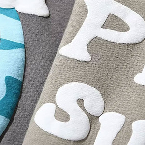Meilleures ventes Sweats à capuche avec impression bouffante pour hommes pour l'hiver en coton avec fermeture éclair au prix d'usine - Product Image 3