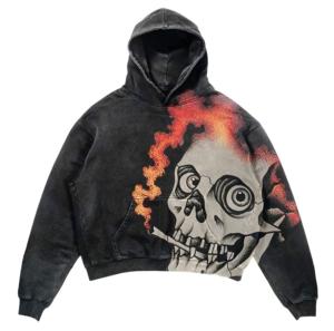 Sweats à capuche vierges Logo personnalisé poids lourd surdimensionné goutte épaule pull à capuche hommes Streetwear DTG sweat à capuche imprimé - Product Image 3