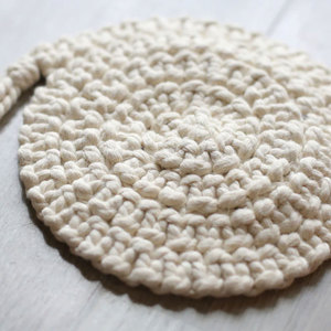 Posavasos de Macramé (Redondos) de PENTAGON TRADING HOUSE al por Mayor, Posavasos de Mesa Hechos a Mano con Bordado Ecológico - Product Image 5