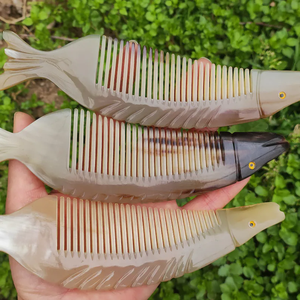 Peine para el Cabello Moderno Hecho a Mano con Cuerno de Búfalo Ecológico y Personalizable, Muy Solicitado, para Mujeres y Hombres por Saniya Handicraft - Product Image 2