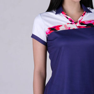 Camiseta de sublimación de manga corta para mujer de fabricante profesional 100% poliéster colección de invierno precio barato al por mayor - Product Image 3