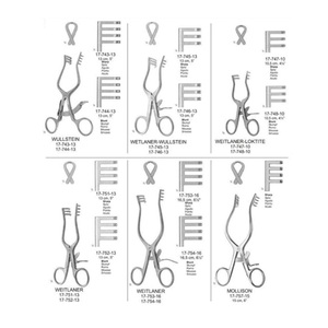 Rétracteur en acier inoxydable Weitlaner 16,5 cm, à pointe émoussée et pointue, 3x4 branches, tailles assorties, rétracteurs chirurgicaux auto-retenus réutilisables - Product Image 5