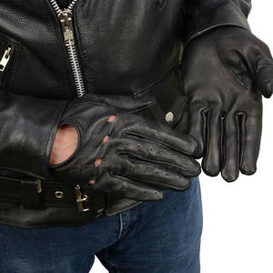 Gants en cuir de vachette de style uni à la mode pour le travail de conduite quotidien et les voyages d'hiver-Vente en gros depuis l'usine du Pakistan - Product Image 6