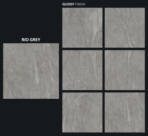 Sicilia Crema Blue-Grey 800x800mm Porcelain 80x80cm Polished Tiles Wood Look Ceramic Tiles - Product Image 5