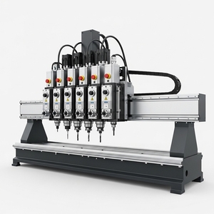 เครื่องเจาะซีเอ็นซีอุตสาหกรรมแบบหลายแกนหมุน ทนทานสำหรับงานหนัก เหมาะสำหรับการเจาะรูหลายรูอย่างรวดเร็ว - Product Image 1